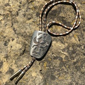 Vintage 1980 Kachina doll men’s bolo tie